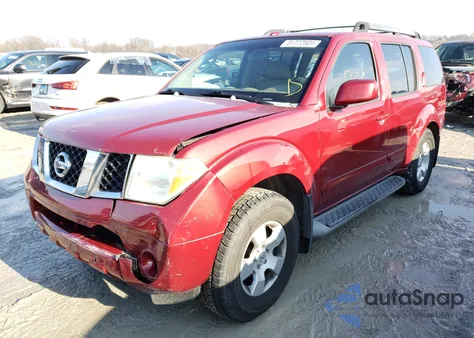 2006 Nissan Pathfinder Le from USA, damaged, VIN 5N1AR18U96C640329